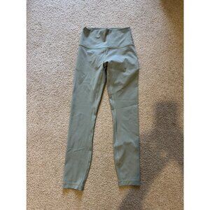 Lululemon Wunder Under High-Rise Tight 25" Sz 4 - Sage Green
